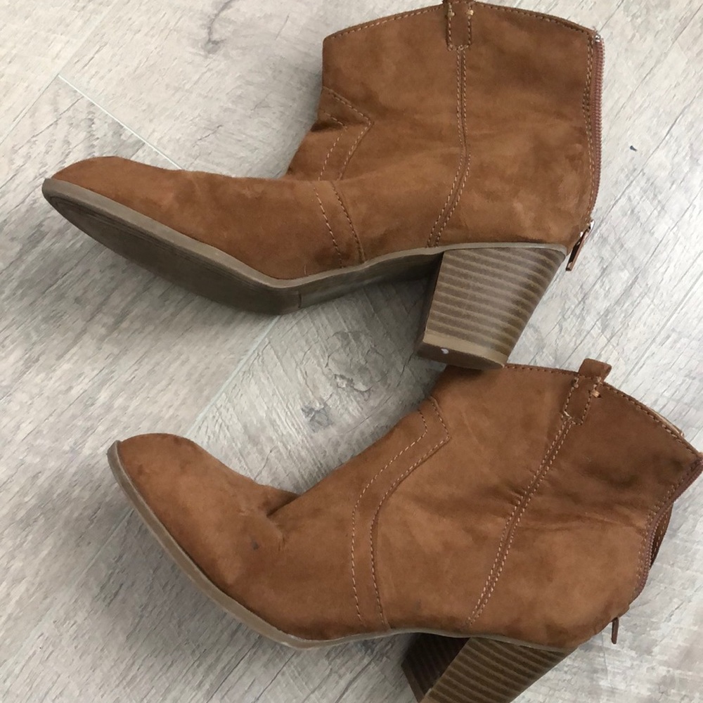 New direction suede booties
